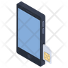 icons of mobile sim