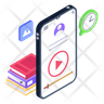 mobile student account icon png