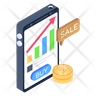 mobile trading icon png
