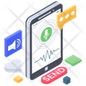 free voice mail icons