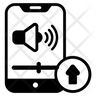 icons for phone volume up