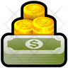 free money collection icons