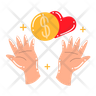 money collection icon png