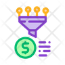 icon for money funnel