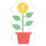 money-growth icon svg