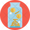 coin jar symbol