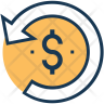 icon for business money rotation