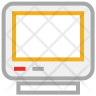 desktop slash icon