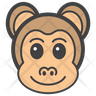 icon monkey head