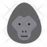 monkey face icon svg