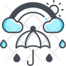 icon for monsoon season