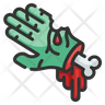 monster hand emoji