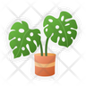 icons for leaf monstera