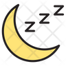 moon sleep icon svg