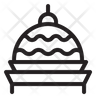 mosque kubah icon svg