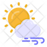 free mostly sunny icons