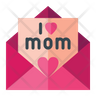 mother day mail icon svg