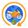 icon for motorcycle adventure