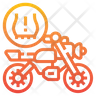 motorcycle tire icon svg