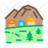 icon for mountain village