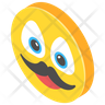 icons of mustache emoji