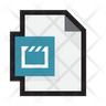 movie file icon png