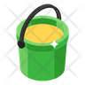 mud bucket icon