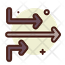 multiple arrow logo