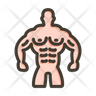 muscle man icons