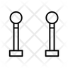 museum fence icon svg