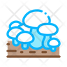 mushroom growing icons