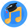 free music course icons