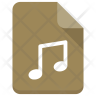 icon for music sheet
