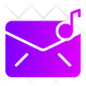 audio email icons