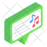 music chat symbol