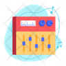music chart icon svg