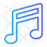 free music logo icons