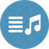 playlist music icon png