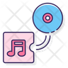 music release icon svg