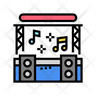 music stage icon