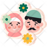 muslim couple icon png