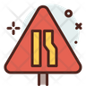 right narrow path icon png