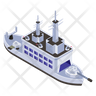 naval ship icon svg