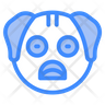 icon for nervous dog