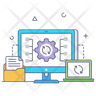 icon for network process