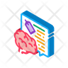 brain message icon