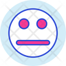 neutral face emoji icon png