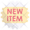 new item symbol