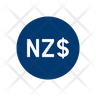 new zealand dollar icon png
