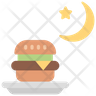 icons for eat at night